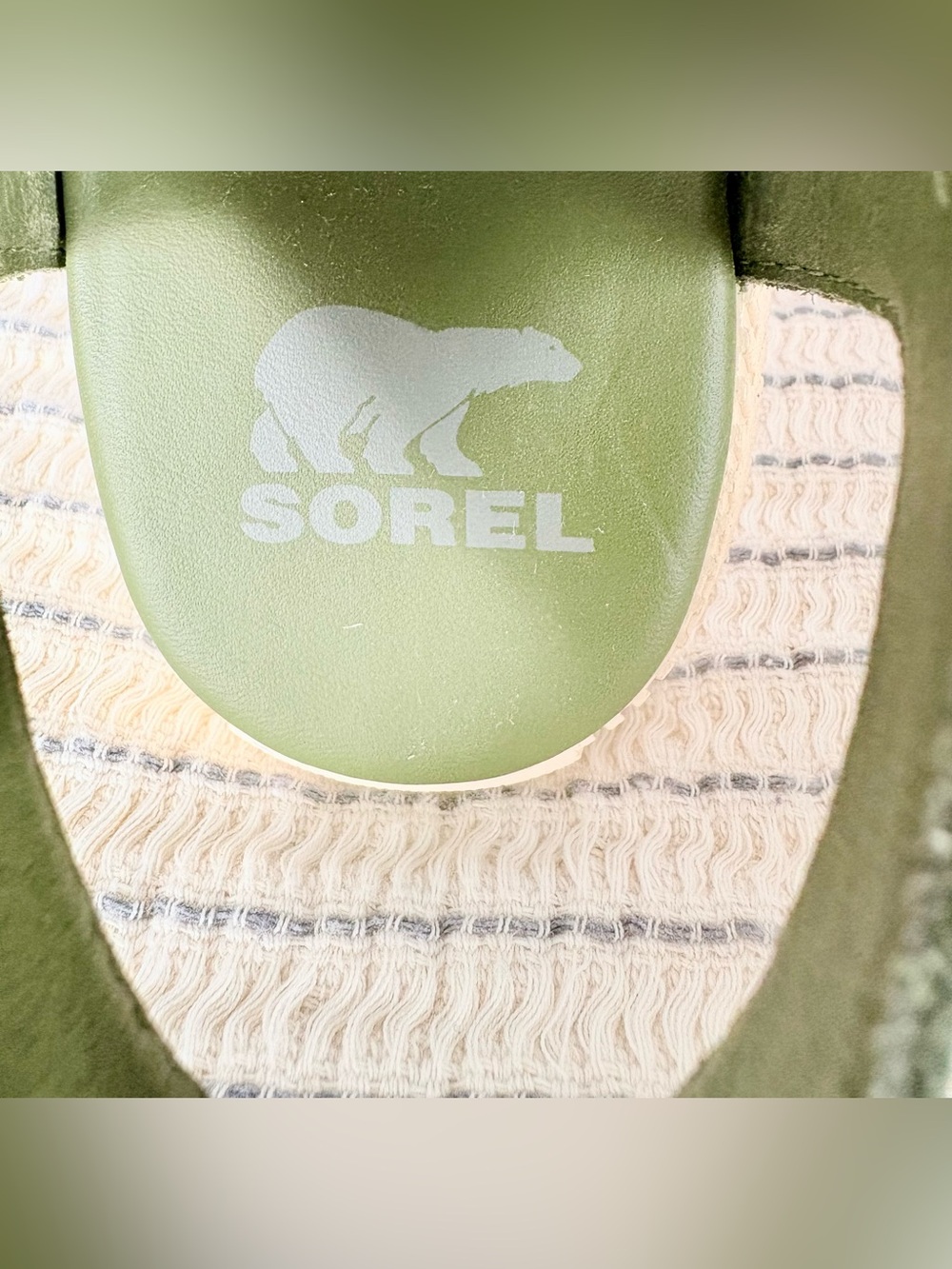 Sorel Out N About IV Strap Sandals Olive Green NWOT Size 6.5 - Picture 8 of 10